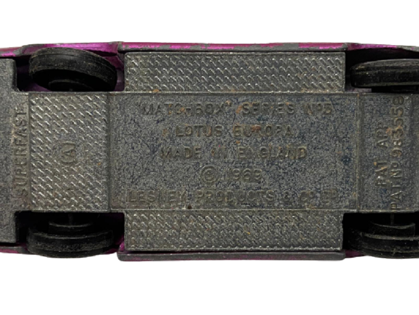 1969 İNGİLİZ MATCHBOX SERİES NO 5 LOTUS EUROPA KOLEKSİYONLUK OYUNCAK ARABA 