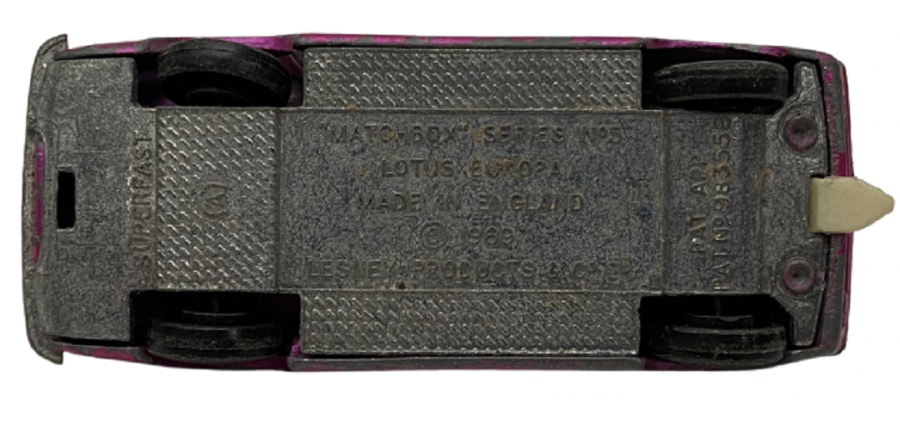 1969 İNGİLİZ MATCHBOX SERİES NO 5 LOTUS EUROPA KOLEKSİYONLUK OYUNCAK ARABA 