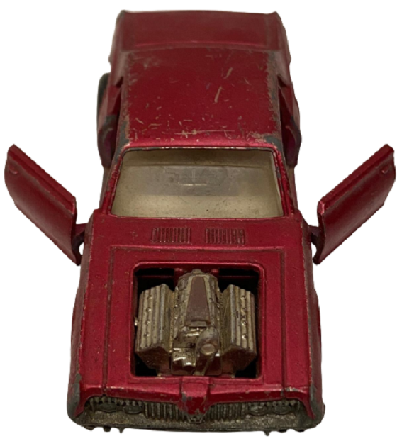 1970 İNGİLİZ MATCHBOX SPEEDKİNGS K-21 COUGAR DRAGSTER KOLEKSİYONLUK OYUNCAK ARABA 