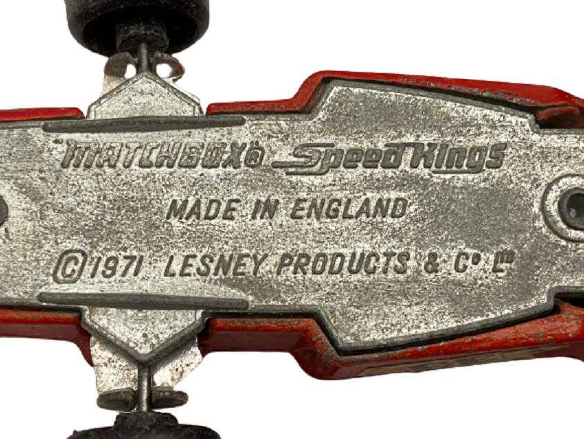 1971 İNGİLİZ MATCHBOX SPEEDKİNGS K-35 KOLEKSİYONLUK OYUNCAK YARIŞ ARABASI