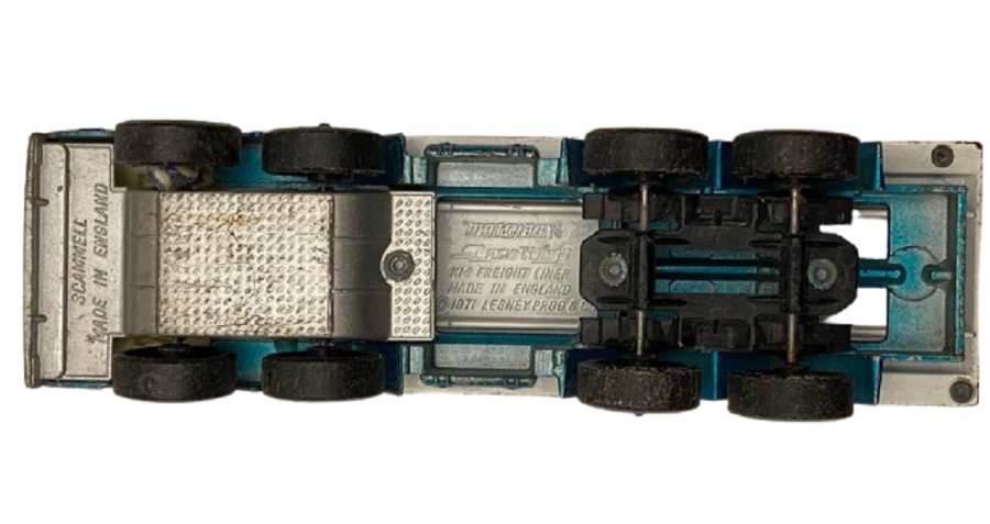 1971 İNGİLİZ MATCHBOX SUPERKİNGS K-12 FREIGHT LINER KOLEKSİYONLUK OYUNCAK ARABA PAT NO:1238927 14 X 5 CM DEN OLUŞMAKTADIR.