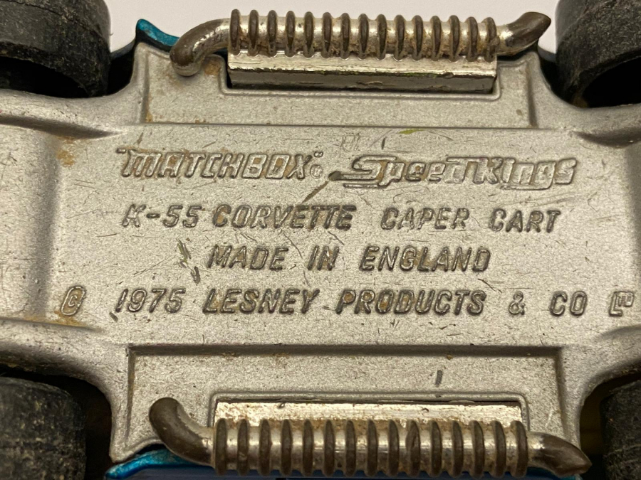 1975 İNGİLİZ MATCHBOX SPEEDKİNGS K-55 CORVETTE CAPER CART KOLEKSİYONLUK OYUNCAK ARABA 