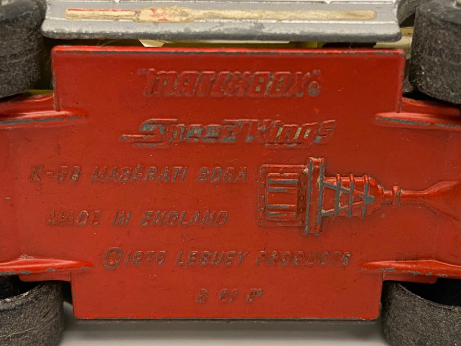 1975 İNGİLİZ MATCHBOX SPEEDKİNGS K-56 MASERATİ BORAZ KOLEKSİYONLUK OYUNCAK ARABA