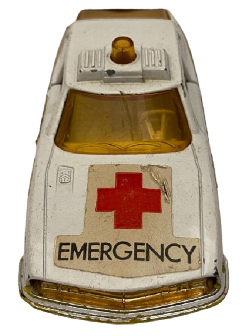 1976 İNGİLİZ MATCHBOX SPEEDKİNGS K-62 DOCTOR'S EMERGENCY CAR KOLEKSİYONLUK OYUNCAK ARABA