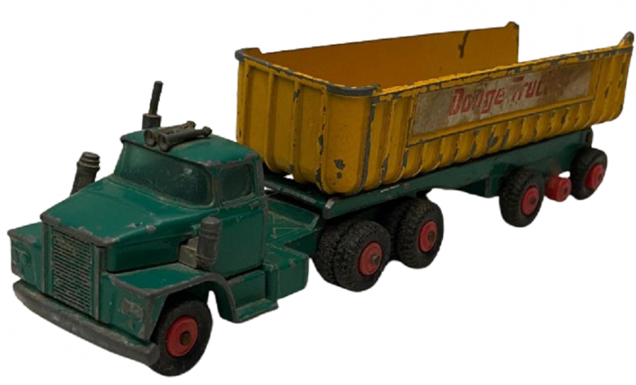 İNGİLİZ MATCHBOX KING SIZE K-16 DODGE TRACTOR FRUEHAUF TIPPER KOLEKSİYONLUK OYUNCAK KAMYON 