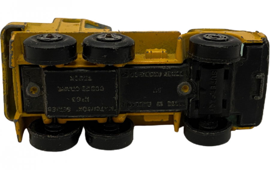 İNGİLİZ MATCHBOX SUPERFAST SERİES DODGE CRANE TRUCK NO 63 KOLEKSİYONLUK OYUNCAK İŞ MAKİNESİ