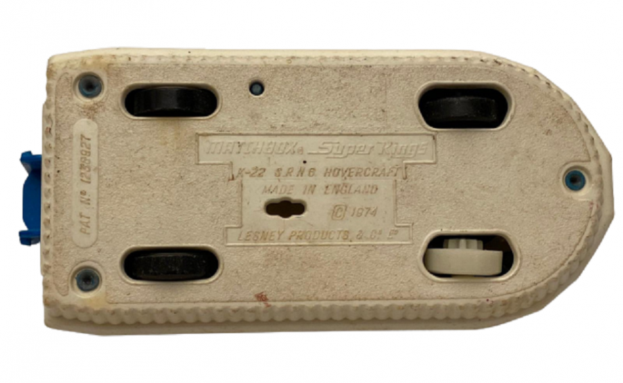 1974 İNGİLİZ MATCHBOX SUPERKİNGS K-22 SRNG HOVERCRAFT KOLEKSİYONLUK OYUNCAK TEKNE