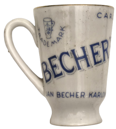 1800 ORIGINAL CARLSBAD BECHER LIQUEUR CZECHOSLOVAKIA ŞİŞELER MANTAR TIPALIDIR YEŞİL ŞİŞE PORSELEN KUPA 
