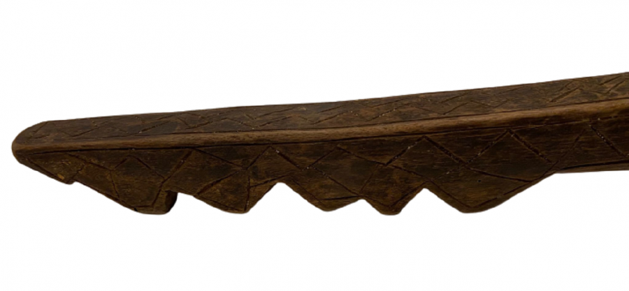 TEKKE İŞİ AHŞAP EL İŞÇİLİĞİ BÜYÜK BOY YEMEK KAZAN KARIŞTIRMA KAŞIĞI