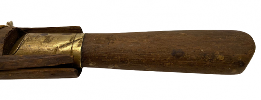 OSMANLI DÖGME CELİK AHŞAP SAPLI AHŞAP KINLI YILDIZ DAMGALI BIÇAK ERMENİ KAMASI 