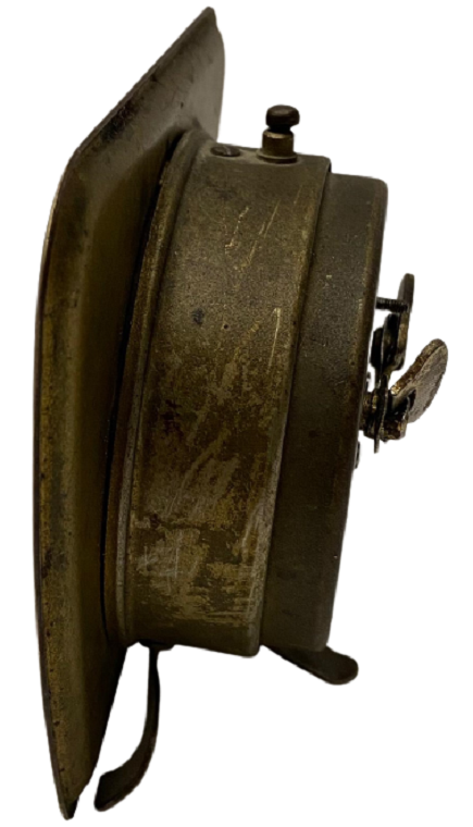 ALMAN UMF RUHLA LEİSEGANG METAL KASA KURMALI MEKANİK MASA ÜZERİ ÇALAR SAAT