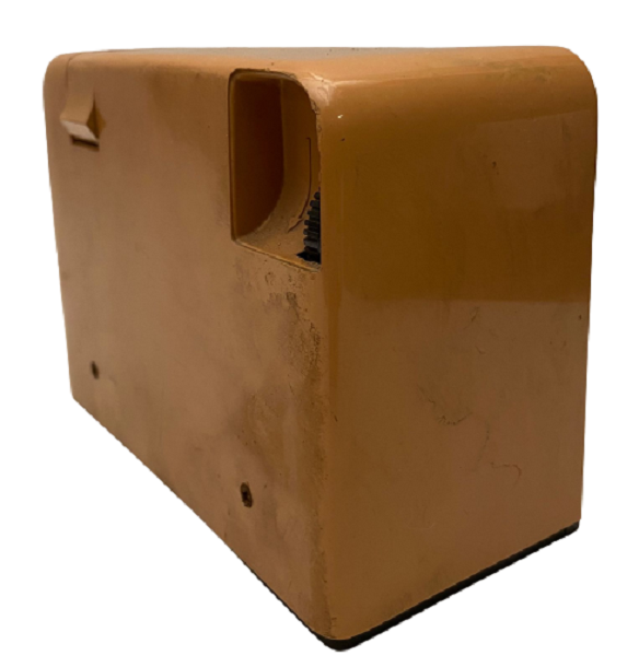 1970 COPAL TUNING FORK FLİP ALARM CLOCK T7  ORANJ RENKDE MASA SAATİ 