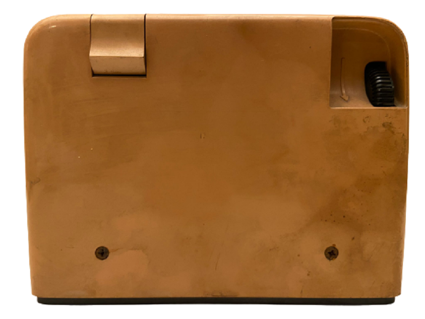 1970 COPAL TUNING FORK FLİP ALARM CLOCK T7  ORANJ RENKDE MASA SAATİ 