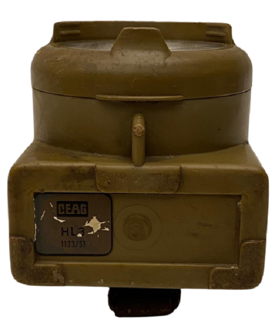 1920  CEAG HL3  LAMP DANİMARKA SİVİL SAVUNMA EL FENERİ SIĞINAK LAMBASI AFET VE ŞAVAŞDA KULLANILAN