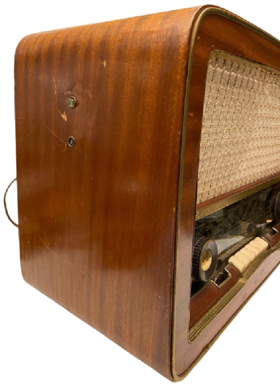 1956 AVRUPA LAMBALI ORJİNAL FM  DUX TYP V 362 AHŞAP KASA RADYO SORUNSUZ CALIŞMAKTADIR