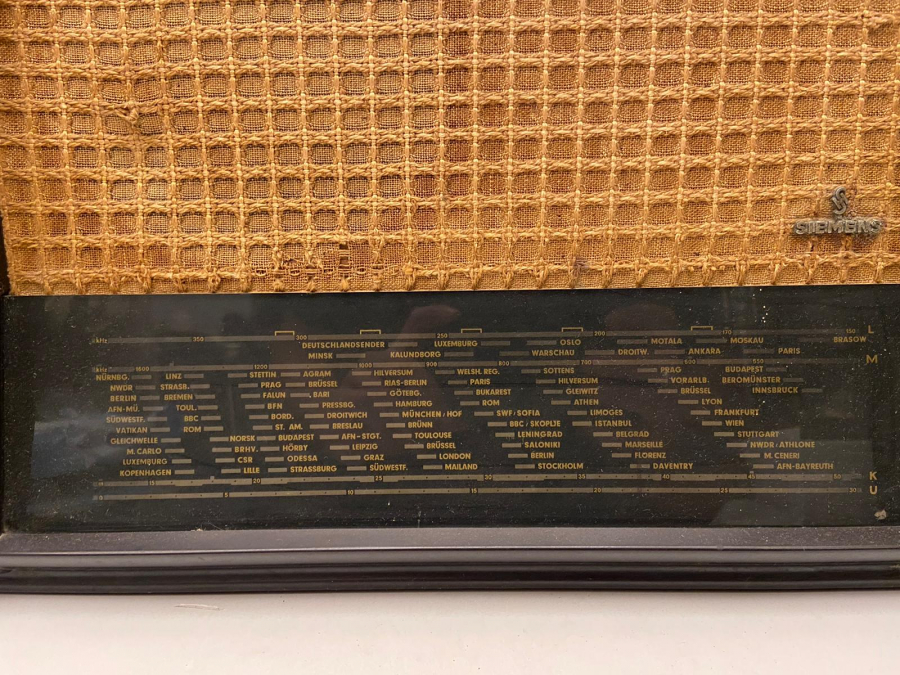 1952 SIEMENS SPEZİAL SUPER 51 BAKALİT KASA ALMAN RADYO 