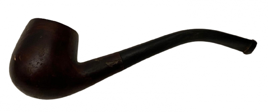 TÜTÜN İÇİLMESİ İÇİN GÜLÜN KÖK AGACINDAN YAPILMIŞ PİPO 