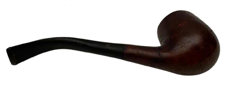 TÜTÜN İÇİLMESİ İÇİN GÜLÜN KÖK AGACINDAN YAPILMIŞ PİPO 