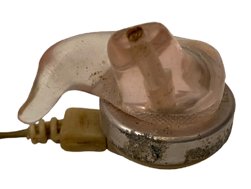  VINTAGE AUSTRIAN VIENNATONE X6PP HEARING AID IN ORIGINAL BOX  PİLLİ AGIŞ İŞTENLER İÇİN İŞİTME CİHAZI