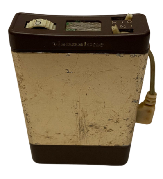  VINTAGE AUSTRIAN VIENNATONE X6PP HEARING AID IN ORIGINAL BOX  PİLLİ AGIŞ İŞTENLER İÇİN İŞİTME CİHAZI