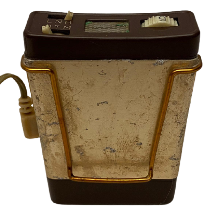  VINTAGE AUSTRIAN VIENNATONE X6PP HEARING AID IN ORIGINAL BOX  PİLLİ AGIŞ İŞTENLER İÇİN İŞİTME CİHAZI