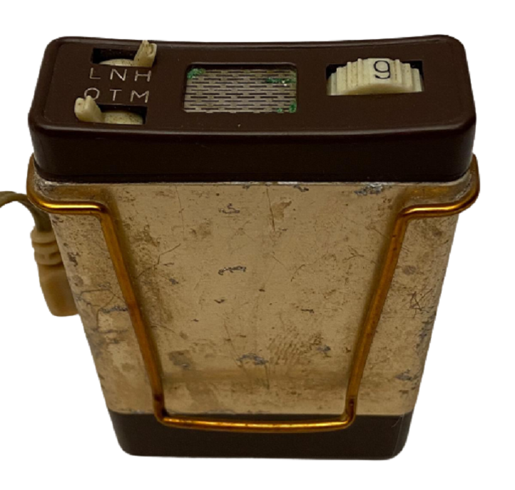  VINTAGE AUSTRIAN VIENNATONE X6PP HEARING AID IN ORIGINAL BOX  PİLLİ AGIŞ İŞTENLER İÇİN İŞİTME CİHAZI