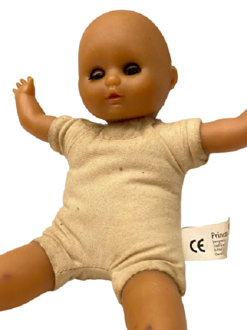 ALMAN PRİNCESS SİLİKON YUMUŞAK ET OYUNCAK BEBEK GÖZLERİ OYNAR