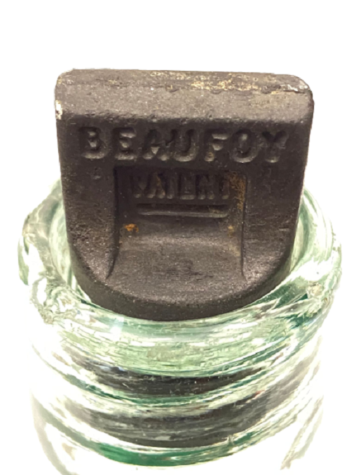 1920 OSMANLI PAZARI İÇİN GETİRİLMİŞ D.T.J LYLE AND SONS YEŞİL CAM VİDALI KAPAK MİNERALLİ SU ŞİŞESİ