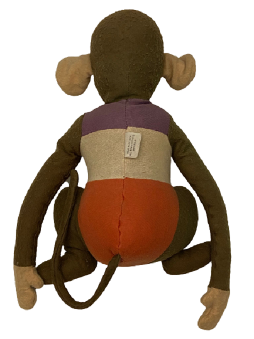 1970 FATOŞ OYUNCAK EL YAPIMI OYUNCAK DÜŞÜNEN MAYMUN