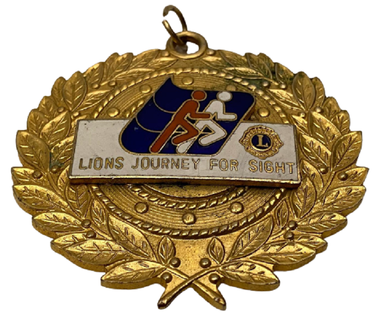 LİONS JOURNEY FOR SİGHT CELENK SICAK MİNELİ YAZILI MADALYON