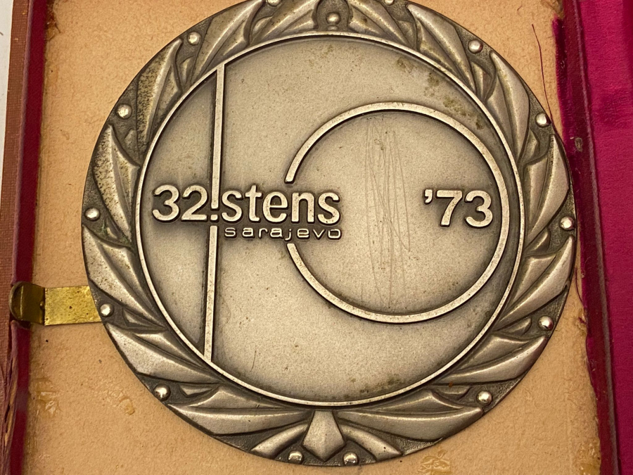 NISAN 1973 32. DÜNYA MASA TENİSİ ŞAMPİYONASI SARAJEVO YUGOSLAVIA BAŞARI ÖDÜLÜ