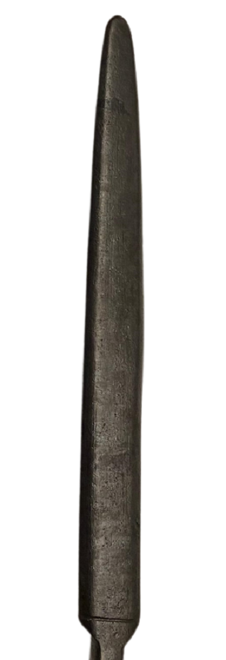 OSMANLI ALLAHUEKBER YAZILI YENİCERİ DAMGALI SICAK EL DÖVME CELİK KILIC BİLEME MASAT BÜYÜK BOY