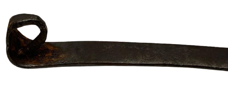 OSMANLI SICAK DÖGME DEMİR EGER DERİ KAZIMA ALETİ