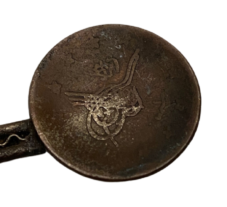 OSMANLI GÜMÜŞ TELKARİ TUĞRALI 8 PARÇA ÇAY SETİ 58.32 GR