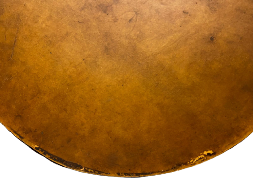 1920 OSMANLI TEKKE ZİKİR BENDİR SUFİ DEF AHŞAP KASNAK DERİ GERDİRME