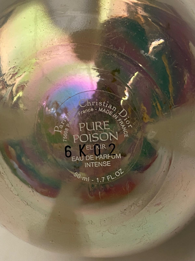 PURE POISON ELİXİR DİOR 50 ML DOLDURULABİLİNİR KAPAKLI POMPALI SİSTEM PARFÜM ŞİŞESİ