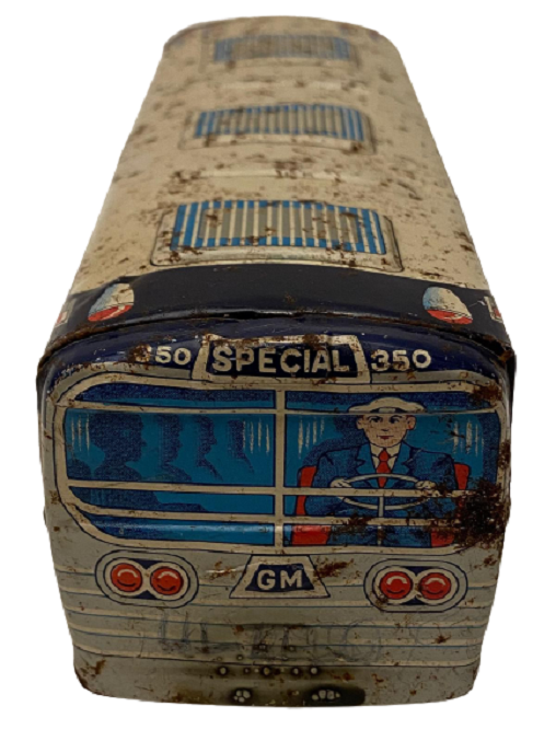 1970 TENEKE SÜRTMELİ SCENICRUISER GREYHOUND OYUNCAK OTOBÜS