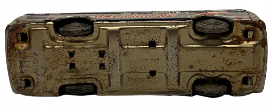 1970 TENEKE SÜRTMELİ SCENICRUISER GREYHOUND OYUNCAK OTOBÜS