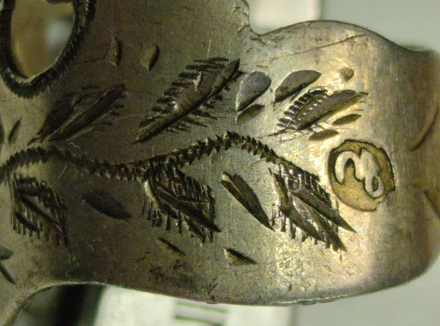 1800 OSMANLI TURALI DAMGALI SAVATLI TESTERE İŞİ TAC TASARIM SANAT ESERİ YÜZÜK