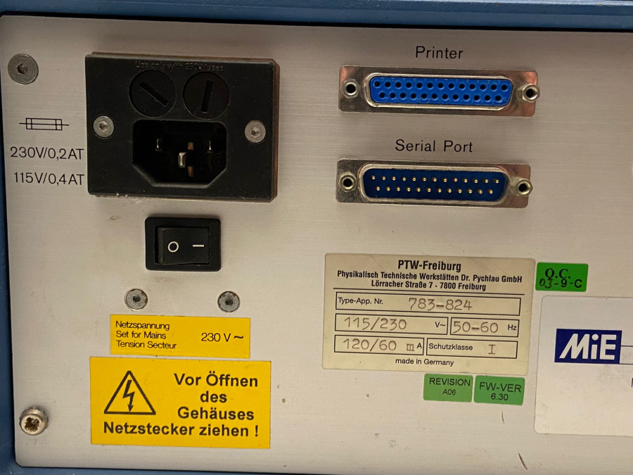 PTW FREIBURG CURIEMENTOR 2 DOZ KALİBRATÖRÜ NÜKLEER TIP