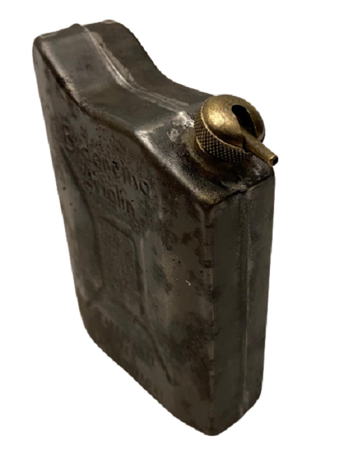 1930 VİNTAGE SAVİNELLİ İTALYA BİDONCİNO AVİOLİN ÇAKMAK BENZİNİ BULUNDURMA  BİDONU UFAK BOYDA