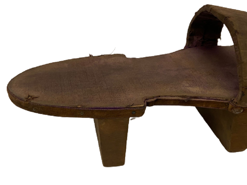 1900 OSMANLI AHŞAP HAMAM İÇİN  NALIN HALK TİPİ EL YAPIM ÇİFT TAKUNYA SÜKSE VE ŞATAFATTAN COK UZAK ORJINAL