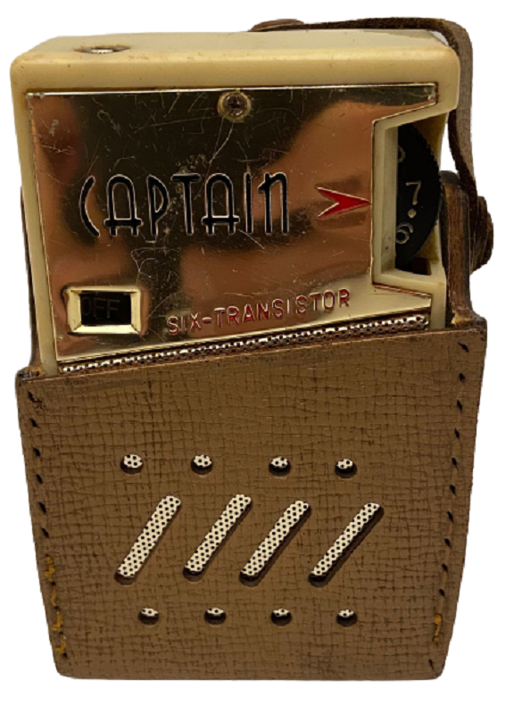 1959 JAPAN CAPTAİN SİX TRANSİSTOR YT - 161 YASHİMA ELECTRİC POCKET RADIO