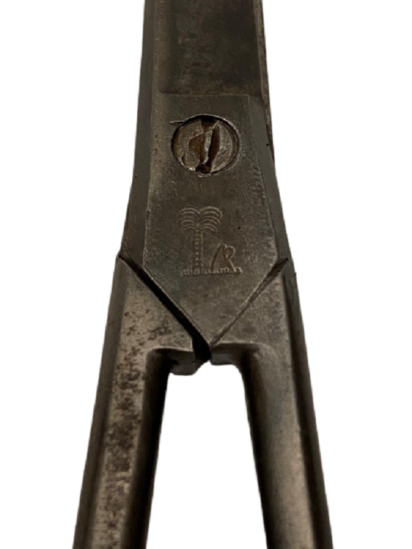 SICAK DÖGME DEMİRDEN CELİK EL YAPIM  ÜZERİ DAMGALI BERBER SAC KESME  MAKASI