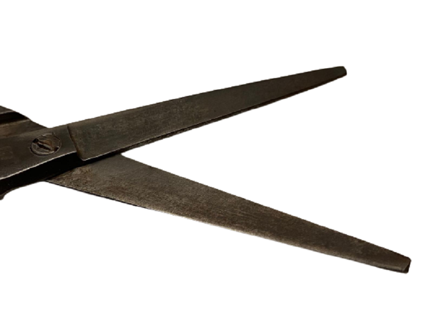 SICAK DÖGME DEMİRDEN CELİK EL YAPIM  ÜZERİ DAMGALI BERBER SAC KESME  MAKASI