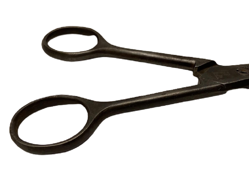 SICAK DÖGME DEMİRDEN CELİK EL YAPIM  ÜZERİ DAMGALI BERBER SAC KESME  MAKASI