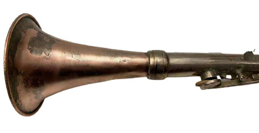 1950 EKSİKSİZ METAL BAKIR ÜZERİNE KROM KAPLAMA KLARNET