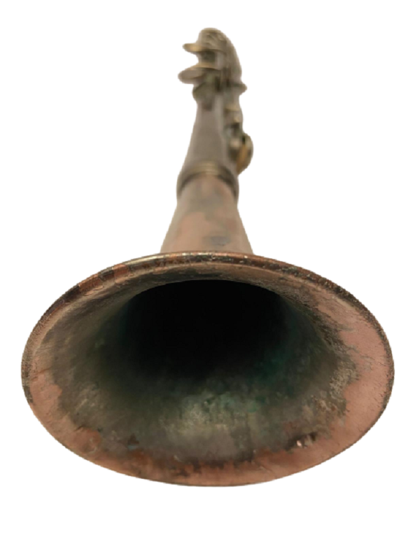1950 EKSİKSİZ METAL BAKIR ÜZERİNE KROM KAPLAMA KLARNET