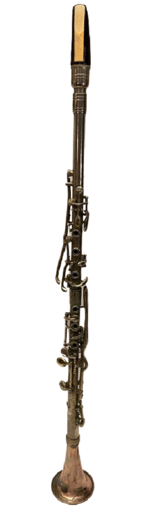 1950 EKSİKSİZ METAL BAKIR ÜZERİNE KROM KAPLAMA KLARNET