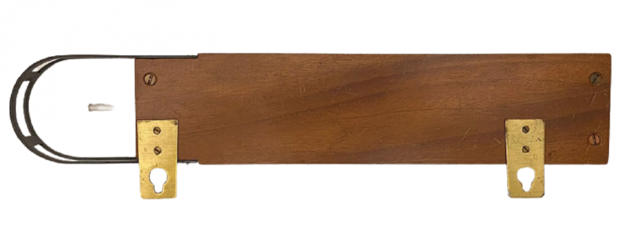 İNGİLİZ NEGRETTI & ZAMBRA LONDON MAXİMUM AHŞAP ÜZERİNE PORSELEN CIVALI TERMOMETRE